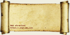 Jovana Dedović vizit kartica